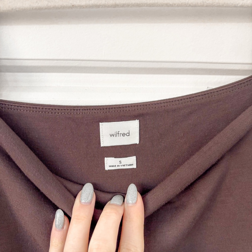 Aritzia Wilfred Saturn Long Sleeve Midi Dress - Picture 6 of 8